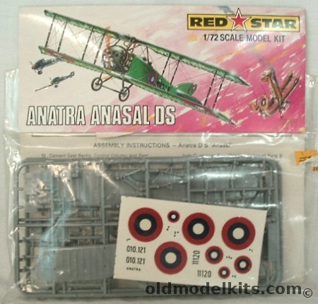 Red Star 1/72 Anatra Anasal DS - Bagged, RS201 plastic model kit